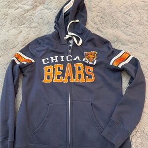 Majestic Navy Hoodie with Cream Accents